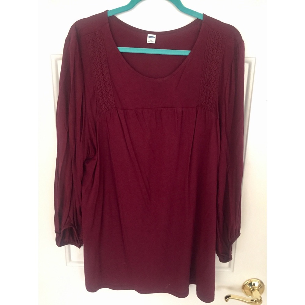 Old Navy Maroon Blouse